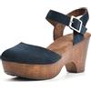 WHITE MOUNTAIN Casey, Zoccoli Donna, Camoscio Blu Navy, 38.5 EU