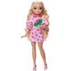 Barbie Dream Besties Malibu Festival Look, Bambola con Lunghi Capelli biondi stilizzati e Outfit alla Moda, 10 Abiti e Accessori Rimovibili Inclusi, Giocattolo per Bambini, 4+ Anni, JGH87