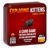 Exploding Kittens Original Edition in a Collectible TIN - Hilarious Card Game for Family - Party Game for Ages 7 and Up - 56 Cards - 2-5 Players - 15 Minutes of Play