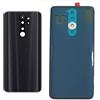 Senza Marchio (KIT) Copri Batteria +1 biadesivo +1 lente compatibile con XIAOMI REDMI NOTE 8 PRO (6.53) M1906G7I M1906G7GVetro Posteriore Back Cover Retro Scocca adesivo + lente con cornice (Nero)