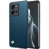 EASSGU Custodia per vivo Y35 / vivo Y22s (6.58 Inches), Cover per Telefono in Stile Business con Retro in PU Pelle - Zaffiro