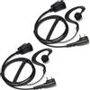 HYSHIKRA Cuffie Walkie Talkie, Auricolare compatibile con Midland G6 G7 / PRO G9 / PRO G12 GXT250 GXT550 GXT650 LXT80 (2, Forma a G)