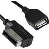 Dozylive USB Music Interface AMI MMI AUX Compatibile con Audi A3 A4 A5 A6 A8 Q5 Q7, AMI MDI USB Audio Cavo Adattatore Musicale Ricevitore per Jetta/Golf/Passat/Tiguan/Touareg/Wagon/Skoda