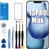 DTD per iPhone 13 PRO Max Kit Schermo Display LCD da 6,7 Pollici FHD Touch Digitizer con Kit di Riparazione, Pellicola Protettiva, Compatibile con Il Modello A2484, A2641, A2644, A2645, A2643