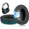 SoloWIT Cuscinetti Auricolari di ricambio in gel Refrigerante per Beats Studio 2 e Studio 3 con e senza fili,Cuscini con Schiuma di Isolamento Acustico ad Alta Densità