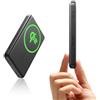 ESR Power Bank MagSafe certificato Qi2, Capacità di 5,000mAh da 15W, Ricarica rapida, Caricatore portatile ultracompatto da 76 cm, Cavo USB-C per iPhone 17/16/15/14/13/12, Google Pixel 10, Nero