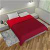 Leonardo home - Copriletto matrimoniale primavera-estate tinta unita double face 100% poliestere e 100% MADE IN ITALY.
