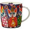 Maxwell & Williams Love Hearts Tazza in Porcellana Dipinta con Animali, Motivo "Cup Cakes", Confezione Regalo, Colore Blu Navio, 370 ml