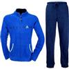 Navigare Pigiama Uomo Caldo Pile Polar Fleece Tutto Aperto con Zip 1732 (IT, Testo, M, Regular, Regular, Bluette)