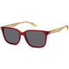 POLAROID KIDS PLD 8063/S Occhiali, Rosso Giallo, 49/14/130 Unisex-Bambini e Ragazzi