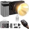 ZHIYUN MOLUS X100 Pro [Ufficiale] Luce video 100W con batteria 2600mAh, COB LED illuminazione video 17317 Lux/ 2700~6500K/ CRI≥95/ TLCI≥97, con APP Control/Bowens Mount/Softbox/Bi-Color