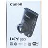 Canon Nuova fotocamera digitale compatta Canon PowerShot IXY 650 Elph 360 HS nera G...