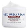 OUKEYA Crema Urea 42% con Acido 2%, Balsamo Piedi Mani per il Trattamento Piedi, Talloni, Ginocchia, Gomiti, Crema Corpo Secchi Screpolati, Idrata, Rimuove Calli, Duroni