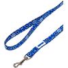 Como 1907 - Guinzaglio Regular Blu Royal per Cane - Taglia S/M - Raso di Poliestere Riciclato - Design Ufficiale Squadra - Made in Italy