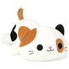 shownicer Peluche gatto - Cuscino in peluche kawaii, regalo per bambini e bambine dai 3 anni in su, marrone, 50 cm