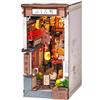 ROBOTIME Book Nook Japan Sakura Wine Alley, Booknook Diorama Casa delle Bambole in Legno, Decorazione della Libreria Regali per Adulti e Adolescenti