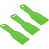 Generic Polyfilla - 3 spatole per stucco in plastica: 5,1 cm, verde, flessibile, per pittura a secco e pareti, strumento per nastrare, spalmare e rattoppare