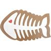 emmevi Tappeto Sottociotola 38x60 Pvc Impermeabile Antiscivolo Tappetino Sotto Ciotola Cane Gatto Dis_(D)