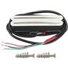 OriPure Pickup ferroviari caldi Humbucker a bobina singola Alnico5 15-16K Fit ST Squier TL Chitarra elettrica, bianca