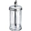 EclipseGuard Zuccheriera da 350 ml, Zuccheriera Moderna Vetro Dosatore Zucchero in Acciaio Inox per Zucchero Bianco e Marrone Contenitore da Cucina
