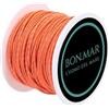 BON.MAR Sagola in Dyneema Rivestito SK75 Ø1.5mm - Bobina 50m Arancione Inserti Grigi - Alta Resistenza per Arbalete e Pesca Subacquea