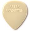 JIM DUNLOP PF599RW Plettri Peter Frampton Vintage Jazz Teardrop White | Set 24 Plettri | Forma Teardrop | Refill Bag | Presa Antiscivolo e Suono Preciso