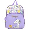 CYPBRANDS Marchi CyP - Snoopy, zaino, scuola materna, materiale scolastico, borsa, 1950, colore viola, prodotto ufficiale