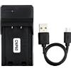 Norifon NP-60 USB Caricatore per Casio Exilim EX-S12, EX-Z25, EX-Z29, Zoom EX-Z20, EX-Z19, EX-Z21, EX-Z22, EX-Z80, EX-Z85, EX-Z9, EX-Z90 Fotocamera e Altro