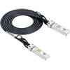 10Gtek per Ubiquiti UniFi SFP+ to SFP+ Cavo 3-Meter(9.8ft), 10GBASE-CU SFP+ Direct Attach Copper(DAC) Twinax Cavo, Passivo