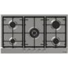 Foster PRONTA CONSEGNA - SPEDIZIONE IMMEDIATA Piano Cottura da Incasso a Gas 86 cm 5 Fuochi Acciaio inox Satinato Griglie in Ghisa Serie Power Foster 7017 032 - 7017032