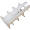 Aerzetix - Set di 100 - Tasselli per cartongesso da avvitare - Ø13x25mm in nylon - fissaggio a muro a secco - C48674