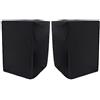 Musiin Copertura antipolvere protettiva per monitor da studio, compatibile con Yamaha HS5 Admin Audio T5V KRK Rokit 5 G4 nero 5 pollici professionale copertura per altoparlante alimentato (2