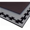 G5 HT SPORT pavimentazione sportiva ad incastro Nero/grigio da fitness a puzzle | 100 * 100 * 2 cm | protezione per pavimenti | materassino per palestra, workout, ginnastica | lavabile e reversibile