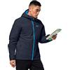 Jack Wolfskin Frosty Morning Jkt M, Giacca Invernale Impermeabile Uomo, Blu Notte, 3XL