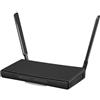 MikroTik hAP AC3 Router Wireless Access Point Wi-Fi Dual Band Ethernet PoE Nero