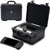 Luck&Link Custodia di trasporto per Steam Deck OLED/LCD, Duro professionale impermeabile Custodia di trasporto per Steam Deck,Controllori, Piccola Docking Station e altri accessori AC Charger Storage