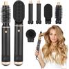 ExKeen Air Styler 5 in 1 Spazzola soffiante, 1000 W Hair Styler Asciugacapelli e Creatore di ricci, Parrucchiere agli ioni negativi Spazzola Riscaldante Brushing con 3 alta velocità 110000 giri/min, Basso