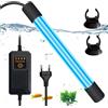 BORDEAG Sterilizzatore UV Acquario 9W Lampada Acquario Sterilizzatore UV, UV Acquario Sterilizzatore Lampada UV Distruzione Batteri Lampada di Sterilizzazione UV per Acquario Fish Tank