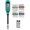 Tadeto phmetro, Kit misuratore ph digitale per suolo, giardino, acqua, soluzione e alimenti con custodia protettiva in lega e display LCD, ideale per test pH per prato, cibo e giardino