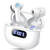 Wekily Cuffie Bluetooth, 2024 Auricolari Bluetooth 5.3 Driver Dinamico HiFi Stereo, 4 ENC Mic Cancellazione Rumore Cuffiette in Ear, 48Ore Cuffie Wireless, IP7 Impermeabile, 4g Mini USB-C Cuffie Senza Fili