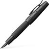 Faber-Castell 148620 Penna stilografica e-motion Pure black, M