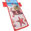 GX GARGIX GARGIX Telo mare lettino microfibra con molle tasche con e senza cuscino Fantasia (Msc-12, SENZA CUSCINO)