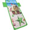 GX GARGIX GARGIX Telo mare lettino microfibra con molle tasche con e senza cuscino Fantasia (Msc-9, SENZA CUSCINO)