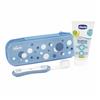 ARTSANA Chicco Set Igiene Spazzolino e Dentifricio per Bambini Astuccio 6-36 Mesi Azzurro