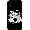 T-Shirts Grafiche de Batteria Drum Set Grafico Amante della musica Custodia per iPhone XS Max
