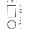 Colombo Design Ricambio Bicchiere W4952
