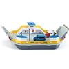 Siku 1750, Traghetto per auto, 1:50, Metallo/Plastica, Con 2 auto giocattolo incluse, Giallo/Grigio, Galleggiante, Rampe mobili