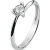 Bliss Anello Bliss Donna in Oro bianco Diamante 0.12 Ct 20073746-12