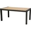 SALMAR Tavolo Santorini Antracite Allungabile 163/223x95cm.