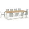 SALMAR Tavolo Santorini Bianco Allungabile 225/295x100cm.